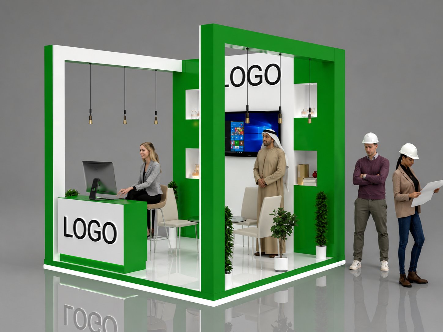 Customized booth concept