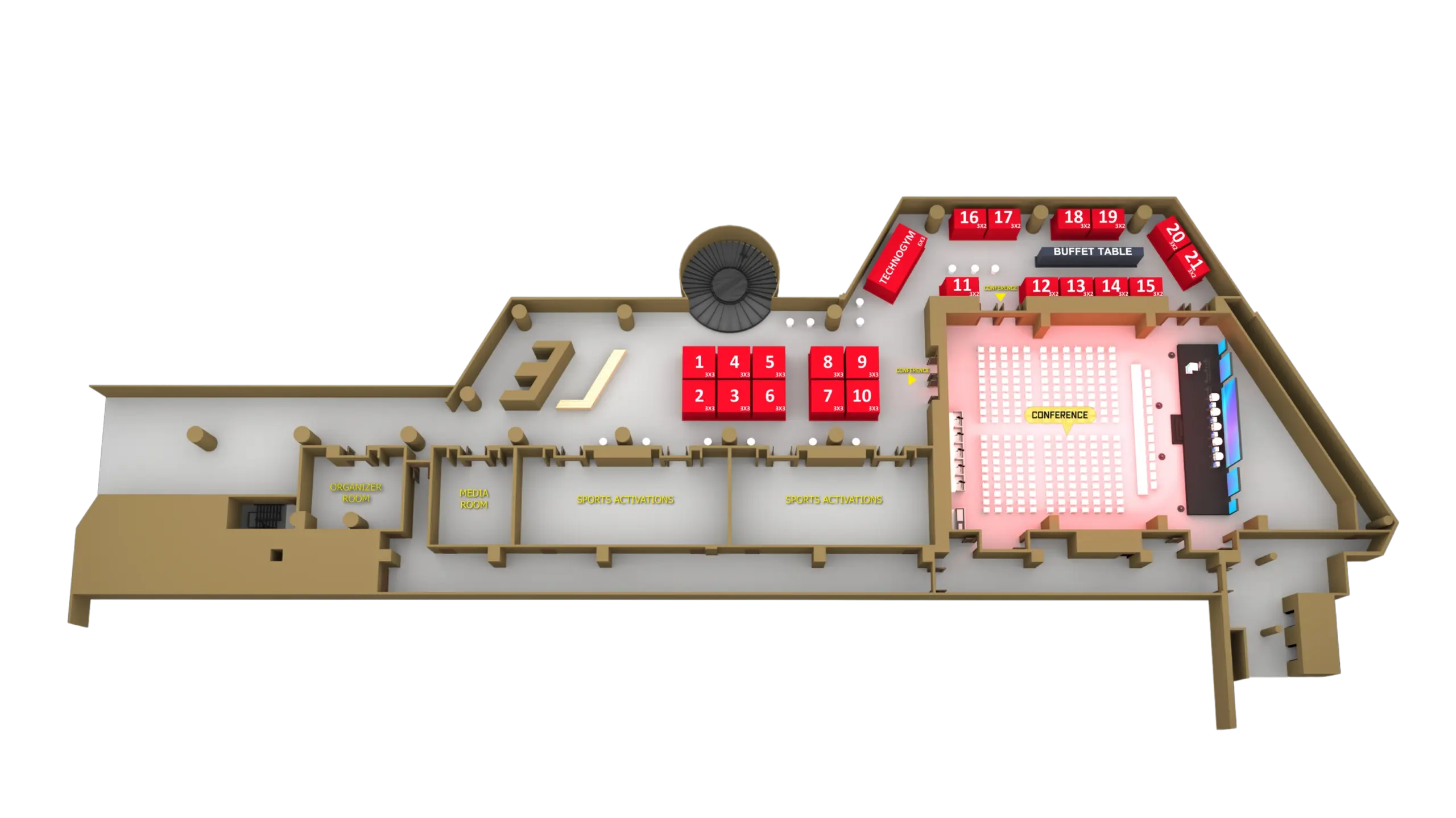 Athlete 360 floor plan
